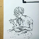 My project for course: Daily Sketching for Creative Inspiration . Ilustrație tradițională, Schițe, Creativitate, Desen și Caiet de schițe de Chonnajak Bk - 05.02.2022