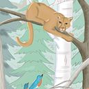 Mijn project van de cursus: Digitale illustratie: creëer een kleurrijke natuurscène. Traditional illustration, Digital Illustration, and Naturalistic Illustration project by Romy Frans - 05.02.2022
