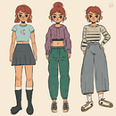 Mi Proyecto del curso: Dibujo de personajes llenos de personalidad. Een project van Ontwerp van personages,  Schetsen,  Tekening, Stor, telling, Stor, board,  Artistieke tekening y Verhaallijn van Nuria Gómez Piedrafia - 02.05.2022