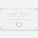 César Augusto - Advocacia. Graphic Design project by G. Neves - 11.21.2021