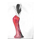 Mujer con falda.. Un projet de Illustration traditionnelle, Esquisse , Dessin au cra, on , et Créativité de Arq. Iris Cristal Guerrero García - 27.02.2022