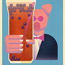 My project for course: Art Deco Style for Digital Illustration. Een project van Traditionele illustratie,  Beeldende kunst, Posterontwerp y Digitale illustratie van k obold - 04.05.2022