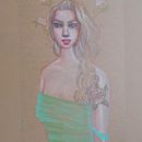 Il mio progetto del corso: Illustrazione con pastelli e matite colorate. Traditional illustration, Fine Arts, Pencil Drawing, Drawing, Portrait Drawing, Realistic Drawing, and Artistic Drawing project by Claudia DG - 05.05.2022
