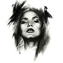 Mon projet du cours : Portrait artistique au fusain : créez des ambiances. Un proyecto de Ilustración tradicional, Bellas Artes, Dibujo, Dibujo de Retrato, Dibujo realista y Dibujo artístico de marioncreaqua - 05.05.2022