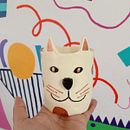 Gato . Un proyecto de Cerámica, Bellas Artes, Creatividad con niños y Creatividad de Margarita Gonzalez - 17.04.2022