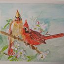 My project for course: Expressive Animal Portraits in Watercolor . Lukisan Cat Air proyek oleh Anne - 05.02.2022