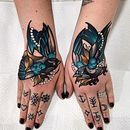 Hand tattoos. Un proyecto de Diseño de tatuajes de Olie Siiz - 08.05.2022