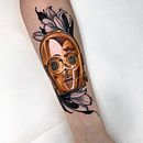 Drawing vs Tattoo. Un proyecto de Diseño de tatuajes de Olie Siiz - 08.05.2022
