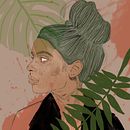 Mein Kursprojekt: Illustriertes Porträt mit Procreate. Traditional illustration, Vector Illustration, Digital Illustration, and Portrait Drawing project by Sabrina - 05.08.2022