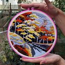 My project for course: Abstract Color and Design for Embroidery Ein Projekt aus dem Bereich H, werk, Stickerei und Weben von Yanka Arf - 08.05.2022