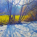 River-scenes. Painting, and Watercolor Painting project by Richard Thorn - 05.09.2022
