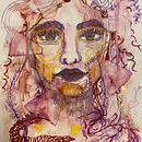 My project for course: Experimental Portraiture with Ink, Tea and Alcohol. Un progetto di Belle arti, Pittura, Disegno, Illustrazione con inchiostro, Illustrazione tradizionale e Pittura ad acquerello di Bharati Das - 10.05.2022