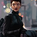 Selina Kyle Ein Projekt aus dem Bereich Traditionelle Illustration von Alejandra Fretes - 02.05.2022