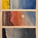 Scenary. Un progetto di Pittura ad acquerello di Kanza Munir - 10.05.2022