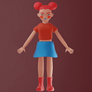 Mi proyecto del curso: Creación de personajes kawaii en 3D con Blender . Traditional illustration, Character Design, Digital Illustration, 3D Modeling, Manga, and 3D project by Fue Go - 05.11.2022