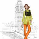 Meu projeto do curso: Ilustração de croqui de moda. Un proyecto de Ilustración tradicional, Bocetado, Diseño de moda, Dibujo digital e Ilustración de moda					 de inarocha10 - 11.05.2022
