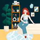 Mein Kursprojekt: Farbenfrohe digitale Illustrationen mit Procreate. Traditional illustration, Drawing, and Digital Illustration project by 5678hanna - 05.11.2022