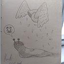Flying home. Een project van Tekening met potlood van Karol Angel - 11.05.2022