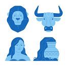 Zodiac Signs Ein Projekt aus dem Bereich Design, Traditionelle Illustration, Digitale Illustration und Grafikdesign von Yan Moryachok - 11.05.2022