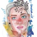 Mi proyecto del curso: Retrato ilustrado en acuarela . % Cinzia Araya tarafından hazırlanan Geleneksel illüstras, on, Güzel sanatlar, Tablo, Çizim, Sulubo, a Resim, Portre Çizimi, Ve Sanatsal Çizim projesi - 05.11.2022