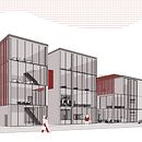Pendik library and kindergarten project. Architecture, Design, and Spatial Design project by Mohamed Abdellatif - 05.12.2022
