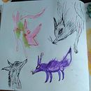 My art work from the course: Illustration Techniques to Unlock your Creativity. Design, Traditional illustration, Fine Arts, Painting, Creativit, Creating with Kids, and Sketchbook project by Jeda Leez - 05.12.2022