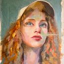 Mi proyecto del curso: Retratos contemporáneos al óleo. Un projet de Illustration traditionnelle, Beaux Arts, Peinture , et Peinture à l'huile de Consuelo Araya - 12.05.2022