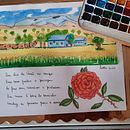 Meu projeto do curso: Caderno de viagem em aquarela. Un projet de Illustration traditionnelle, Aquarelle, Illustration architecturale , et Carnet de croquis de Paula Costa - 14.05.2022
