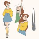 My project for course: Drawing Appealing Characters with Personality. Un projet de Design , Illustration traditionnelle, Conception de personnages, Design graphique, B, e dessinée, Créativité, Esquisse , Dessin, Gestion de portefeuille, Illustration jeunesse, Dessin numérique , et Peinture numérique de Liya Vladimirova - 13.05.2022