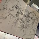 Mon projet du cours : Carnet de portraits : explorez le visage humain Ein Projekt aus dem Bereich Skizzenentwurf, Zeichnung, Porträtzeichnung, Artistische Zeichnung und Sketchbook von Cathy Bailleul - 13.05.2022