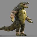 leatherhead. Un projet de 3D , et Conception de personnages de Baran Bektaş - 19.11.2016