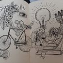 Meu projeto do curso: Técnicas de desenho para iniciantes: trabalhe a observação. Een project van  Schetsen, Tekening met potlood,  Tekening, Sketchbook y  Illustratie met inkt van Thais Yumi - 17.05.2022