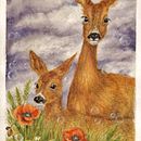 Il mio progetto del corso: Ritratti espressivi di animali ad acquerello. Projekt z dziedziny Trad, c, jna ilustracja, Malowanie akwarelą, R, sunek realist, czn, Ilustracja naturalist i czna użytkownika Greta Castrucci - 17.05.2022