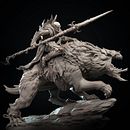 Urko, miniatura escala 1/24. Sculpture, To, Design, 3D Modeling, and 3D Character Design project by Juan Novelletto - 01.01.2021