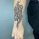 Meu projeto do curso: Técnicas de tatuagem blackwork com fine line. Un projet de Conception de tatouage de Sandrao AlPi - 30.03.2022