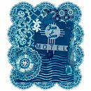 My project: Fun Sun Motel Cyanotype . % Janet Carlson tarafından hazırlanan Tekstil Baskısı, Kolaj, Grafik Tasarım, Ve Desen Tasarımı projesi - 05.18.2022