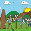 Conquistadores españoles.. Un projet de Design , Illustration traditionnelle , et Conception de personnages de Gabriel Callau - 20.05.2022