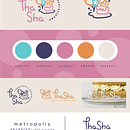 Branding - Thasha Repostería y Decoraciones . Projekt z dziedziny Br, ing i ident, fikacja wizualna, Projektowanie logot i pów użytkownika Yavanna Aranguren López - 21.05.2022