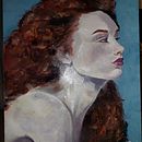 Il mio progetto del corso: Ritratti contemporanei a olio. Ilustração tradicional, Artes plásticas, Pintura, e Pintura a óleo projeto de maria_malaguti_02 - 22.05.2022