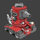 3D low poly tank: CanTank. 3D, 3D Modeling, 3D Design, Game Design, and Video Games project by Jose Damian Orozco Borrego - 05.22.2022