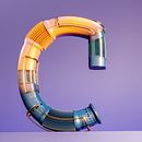 My project. 3D, 3D Modeling, 3D Design, Digital Lettering, and 3D Lettering project by pfargas_iesrcc - 05.23.2022