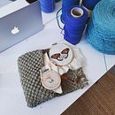 Borboleta Monarca. Embroider project by Madalena Charrua - 05.24.2022