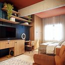Apartamento Campos Elíseos. Un projet de Architecture d'intérieur, Design d'intérieur , et Décoration d'intérieur de Gab de Matos - 24.05.2022