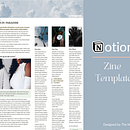 Zine Notion Template. Graphic Design, Web Design, No-Code Development, and Digital Design project by Frances Odera Matthews - 05.25.2022