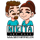Nikita Art Page . Design, Traditional illustration, and Graphic Design project by Daniel Quiros - 05.25.2022