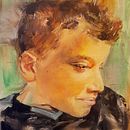 Il mio progetto del corso: Ritratti contemporanei a olio. Pintura a óleo, Ilustração tradicional, Artes plásticas, e Pintura projeto de Manuela Prosperi - 26.05.2022