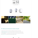 Post: "8 ideas simples para mejorar la iluminación del jardín". Content Writing, and SEO project by Helena Castro Guecaimburu - 05.26.2022