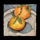 Projeto de papelaria Tangerinas. Graphic Design, Stationer, and Design project by Tati Karpas - 05.23.2022