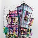 My project for course: Expressive Architectural Sketching with Colored Markers. Un progetto di Bozzetti, Disegno, Illustrazione architettonica, Sketchbook e Illustrazione con inchiostro di Jodie Cooper - 27.05.2022