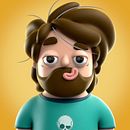 Meu projeto do curso: Autorretrato em 3D para redes sociais no Cinema 4D. 3D, 3D Modeling, and 3D Character Design project by vj_amaral - 05.27.2022